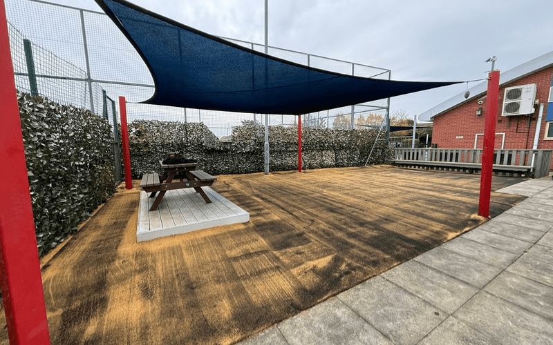new playground clean