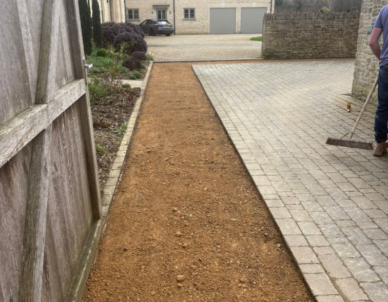 prepping for rubber walkway